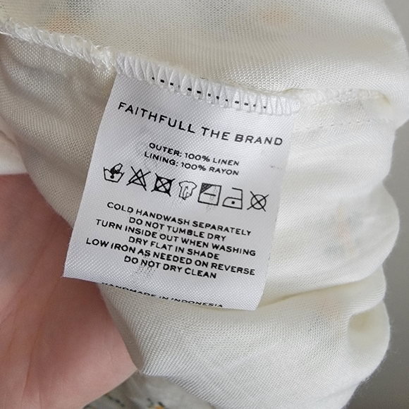 Faithfull the Brand Gianna Midi Dress in Carrie Floral size L NWT - Picture 9 of 11